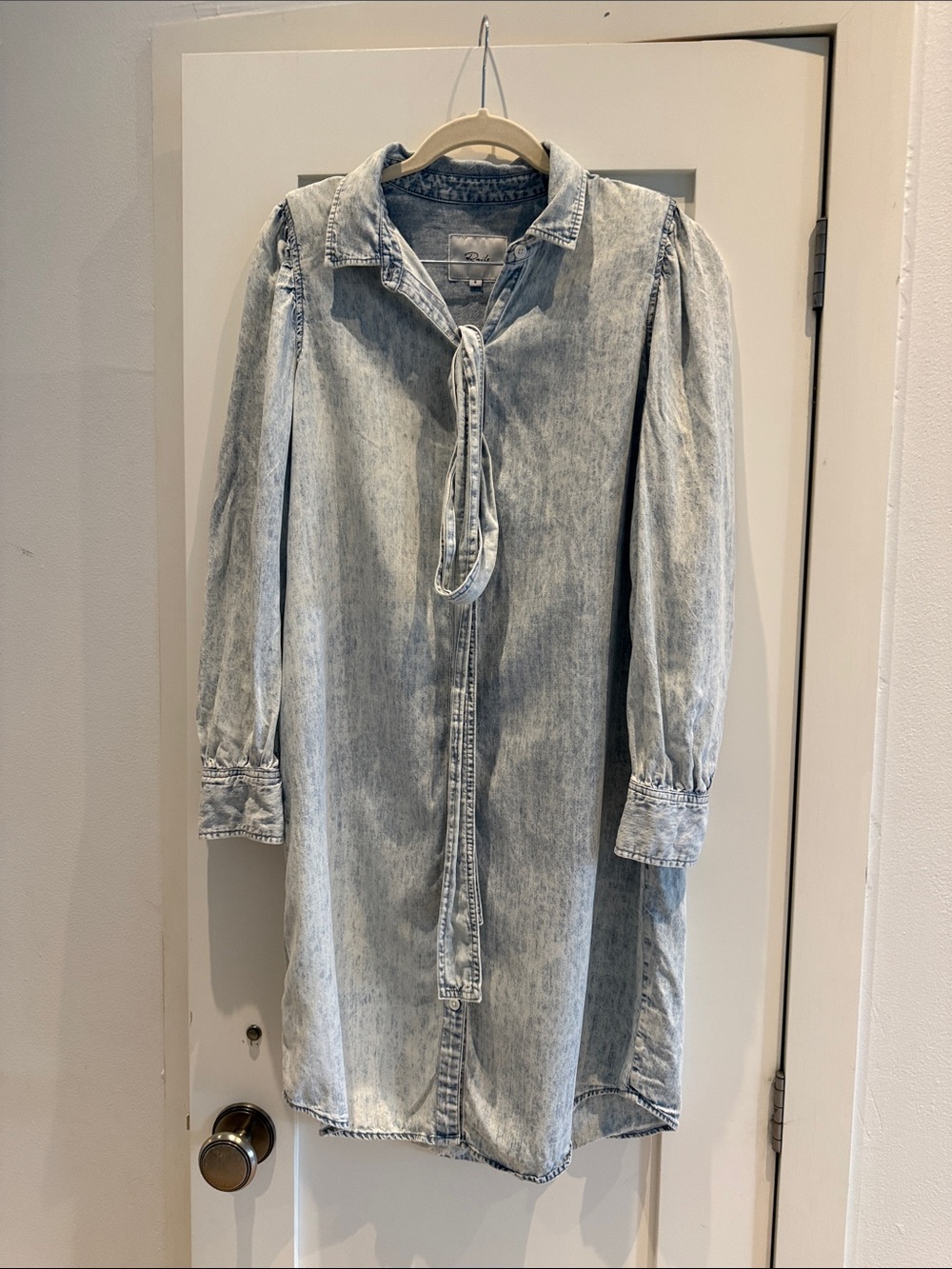 Rails Light Blue Denim Shirt with Rails Label